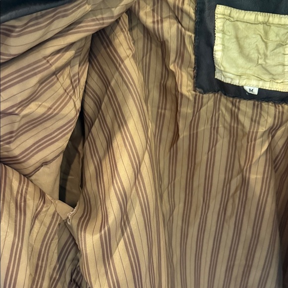 VINTAGE Men or ALL Classic Black Military Jacket size M - Picture 8 of 12